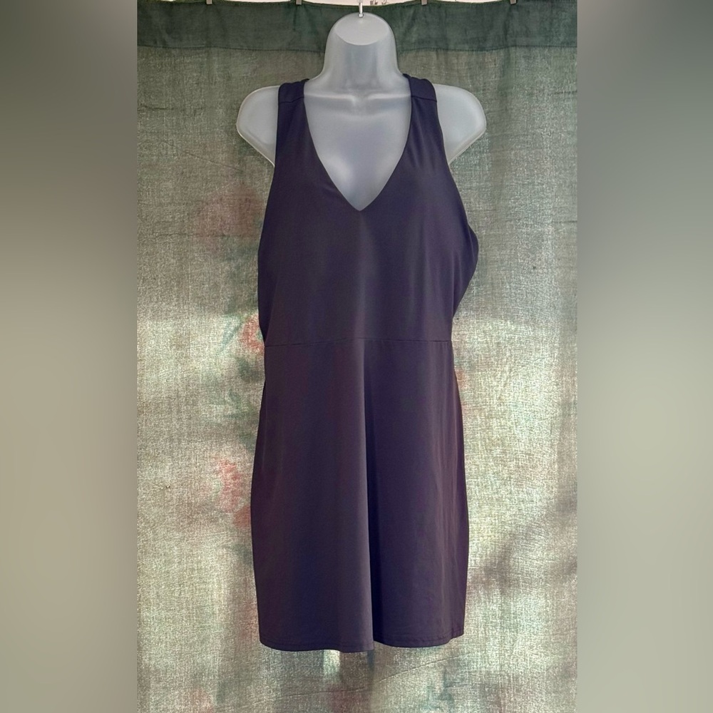 Sporty “Light My Charcoal” Fabletics Tank Dress